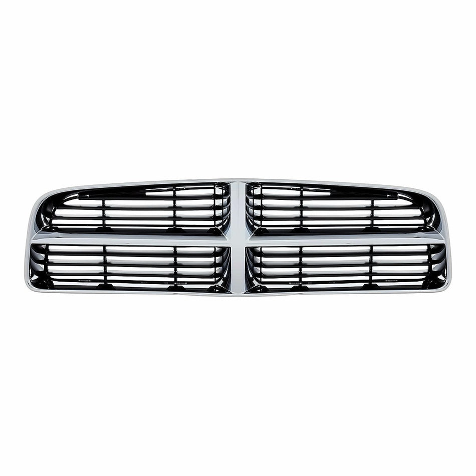 2006-2010 Dodge Charger Grille With Chrome Frontame – Front View (CH1200296)