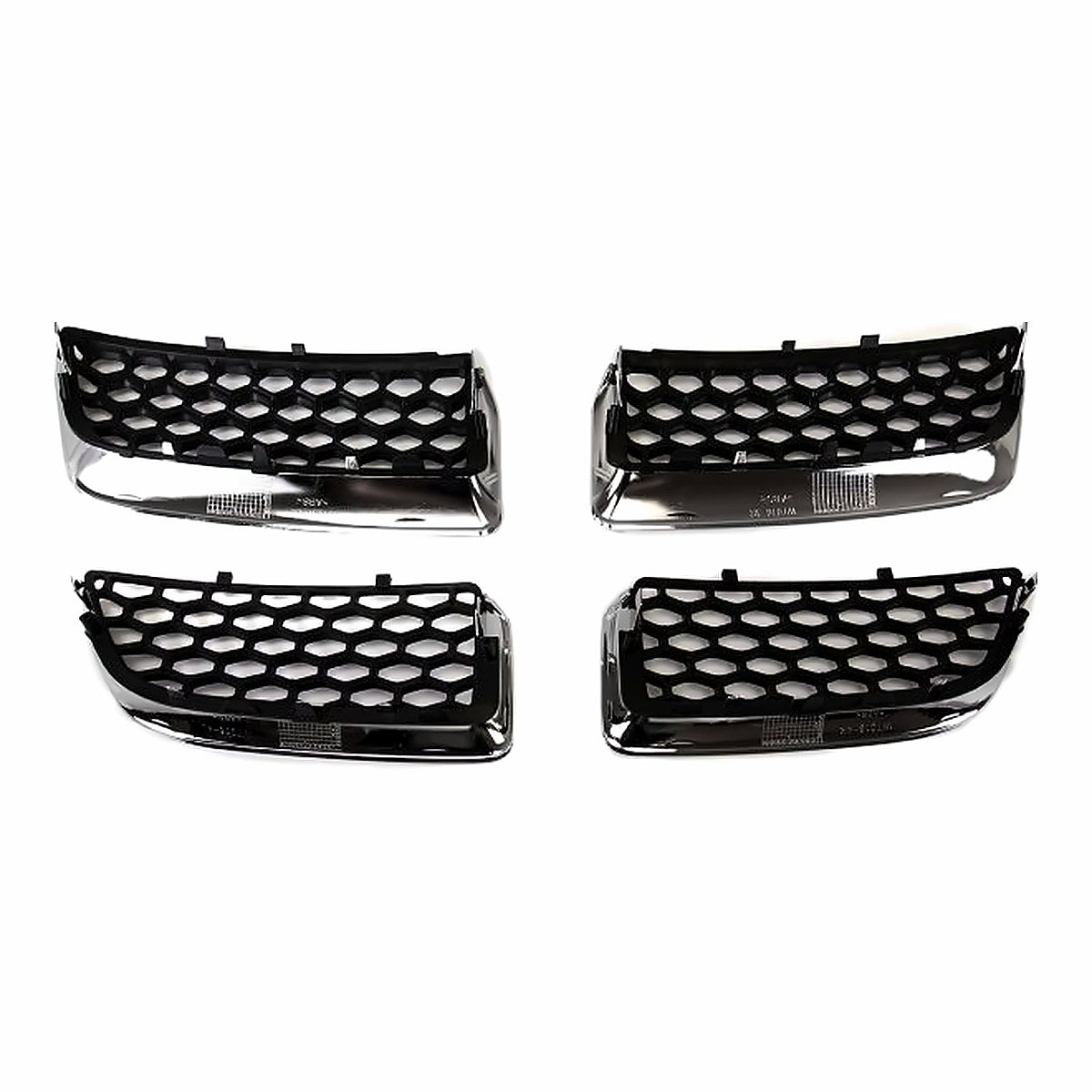 2004-2006 Dodge Stratus_Sedan Grille Matte-Black With Chrome Mldg 4 Pcs Design – Back View (CH1200297)