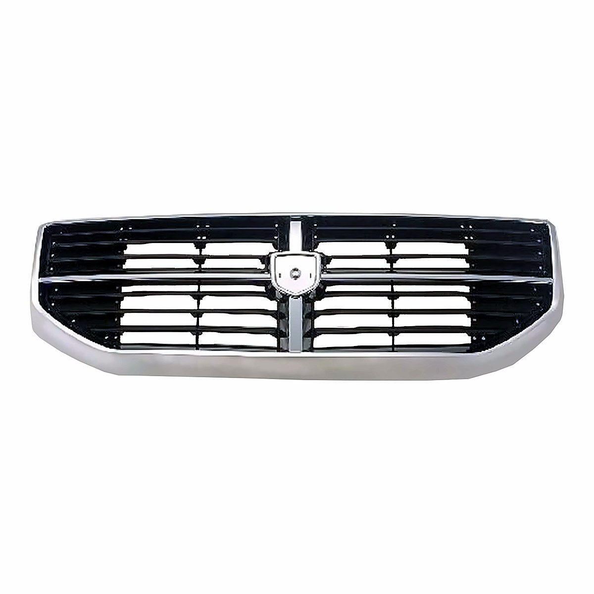 2007-2012 Dodge Caliber Grille Chrome/Black – Front View (CH1200299)