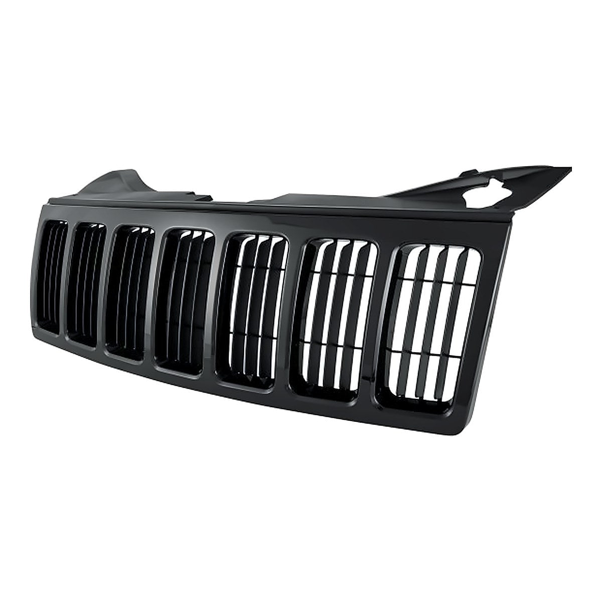 2008-2010 Jeep Grand_Cherokee Grille Black With Balck Frontame – Side View (CH1200307)