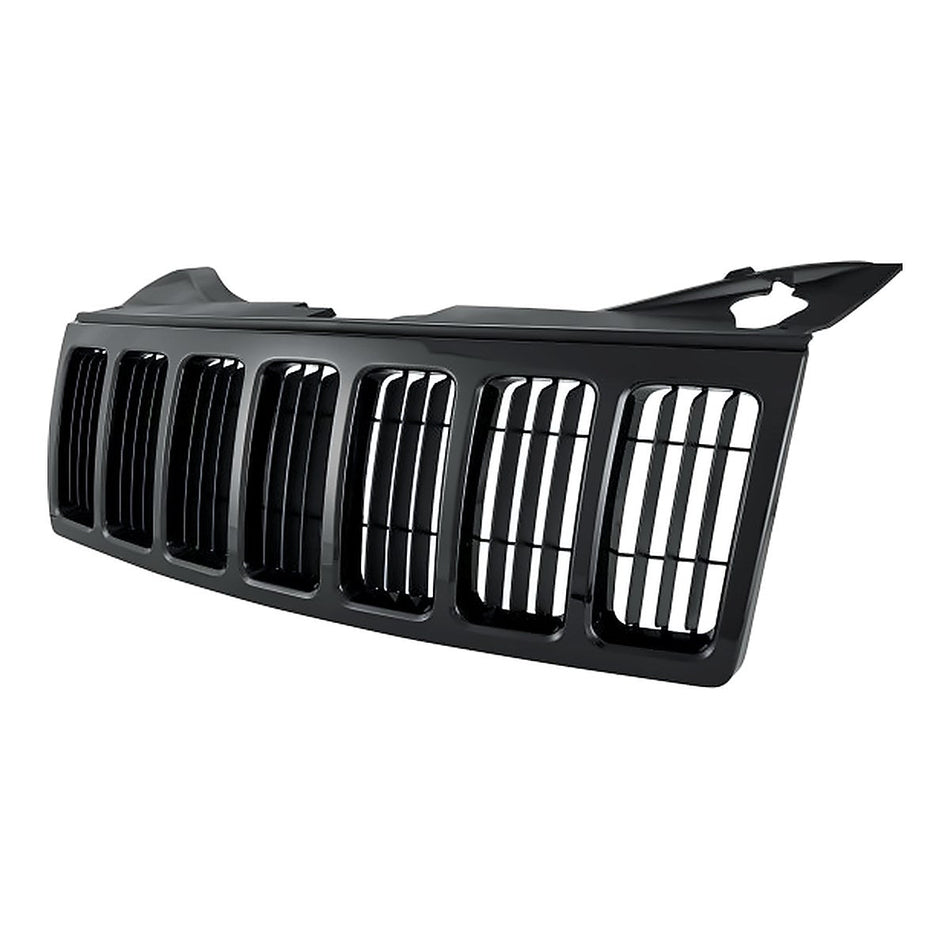 2008-2010 Jeep Grand_Cherokee Grille Black With Balck Frontame – Side View (CH1200307)
