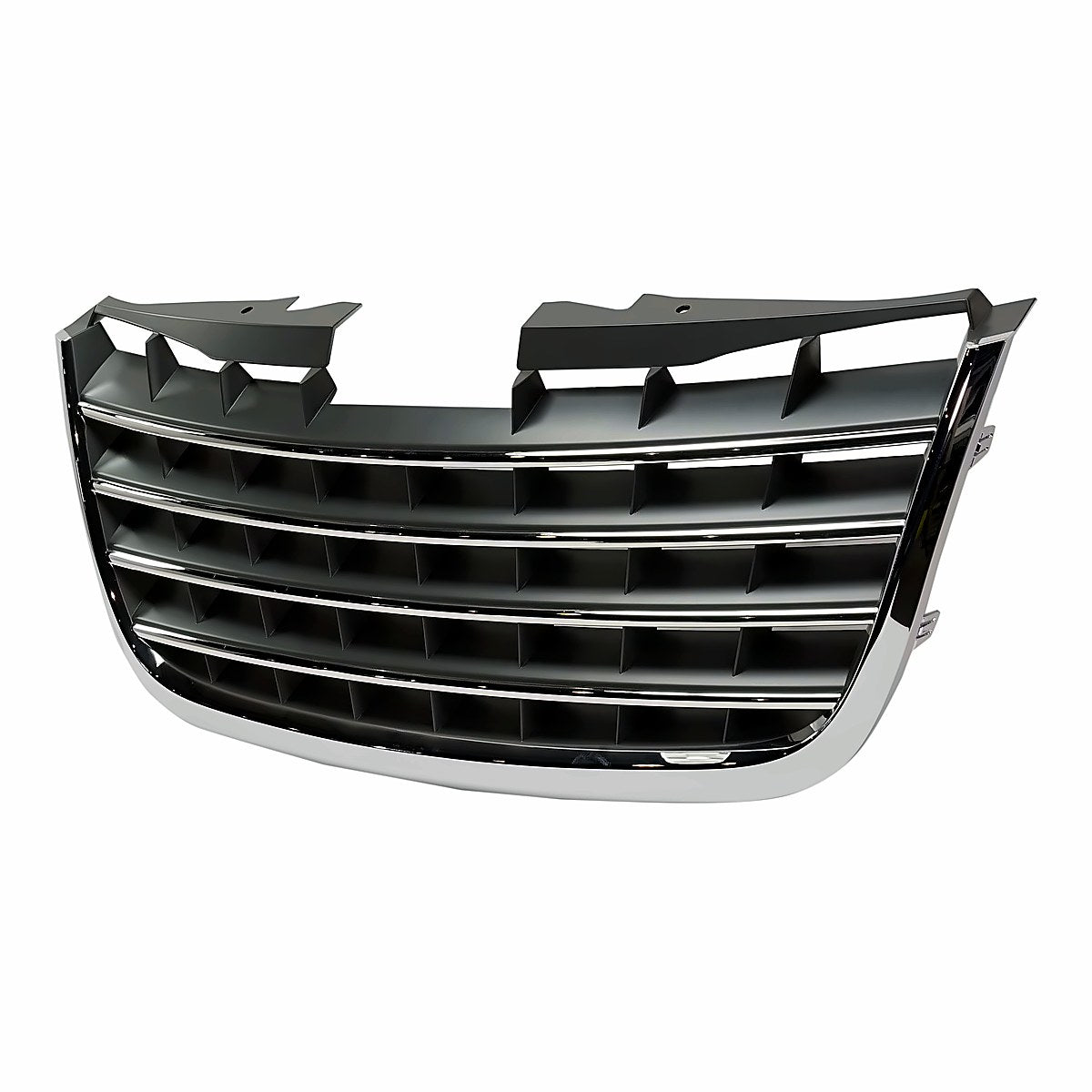 2008-2010 Chrysler Town_And_Country Grille Chrome/Dark Gray Touring/Ltd – Side View (CH1200309)