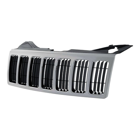2008-2010 Jeep Grand_Cherokee Grille Black With Chrome Frontame – Side View (CH1200311)