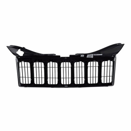 2008-2010 Jeep Grand_Cherokee Grille Black With Chrome Frontame – Back View (CH1200311)