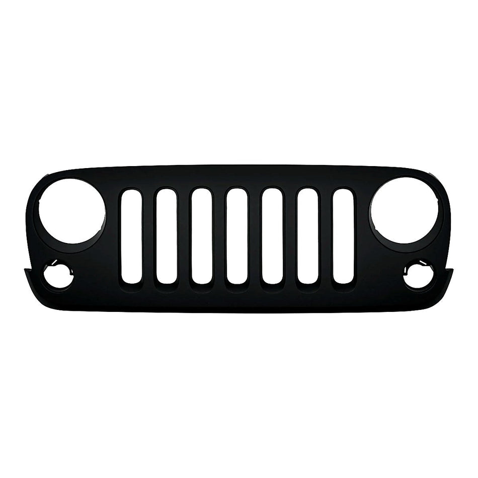 2007-2017 Jeep Wrangler Grille Black – CH1200313