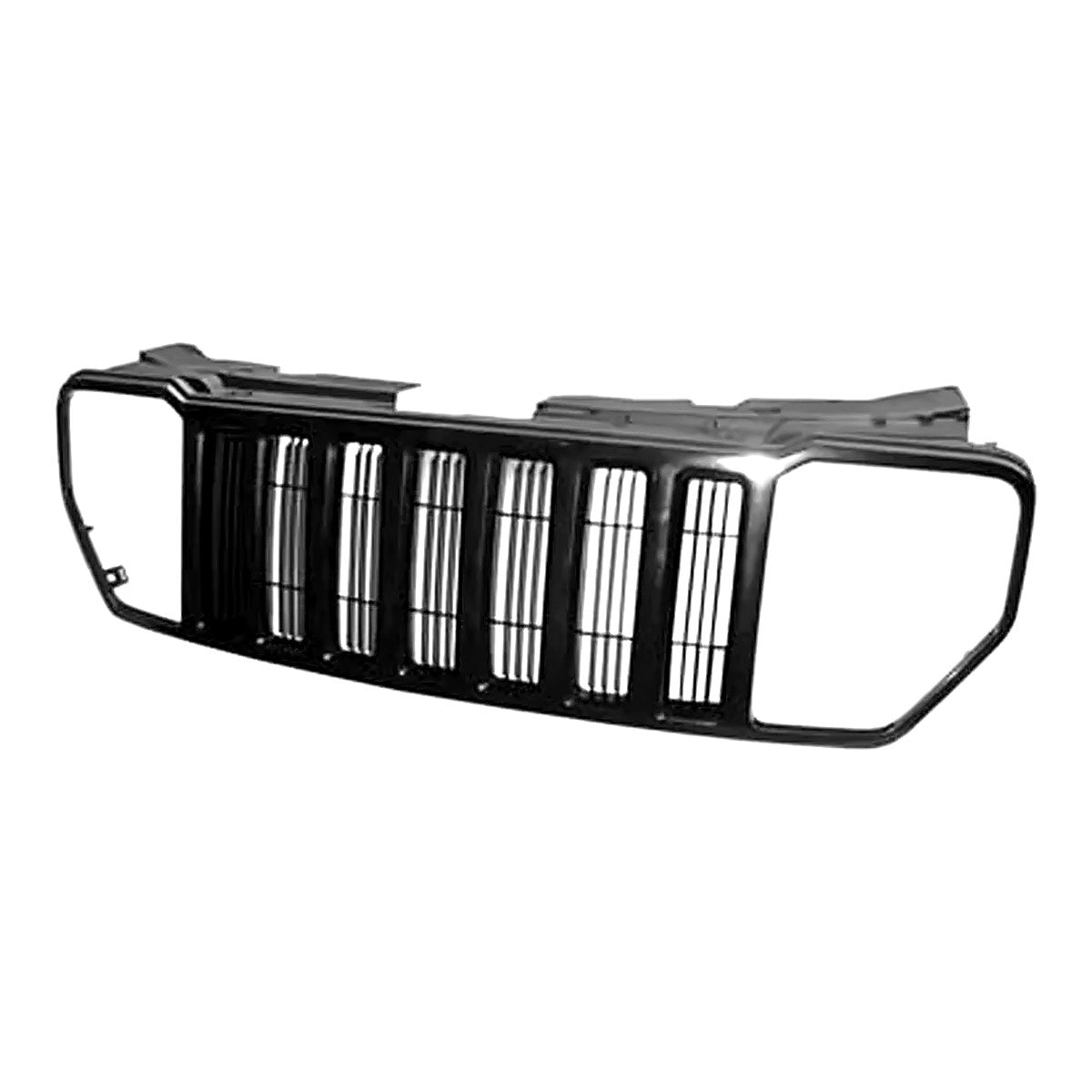 2008-2012 Jeep Liberty Grille With Black Moulding – Front View (CH1200318)
