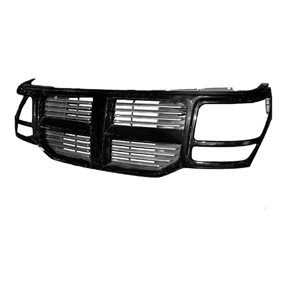 2007-2011 Dodge Nitro Grille Black With Black Frontame – Front View (CH1200321)