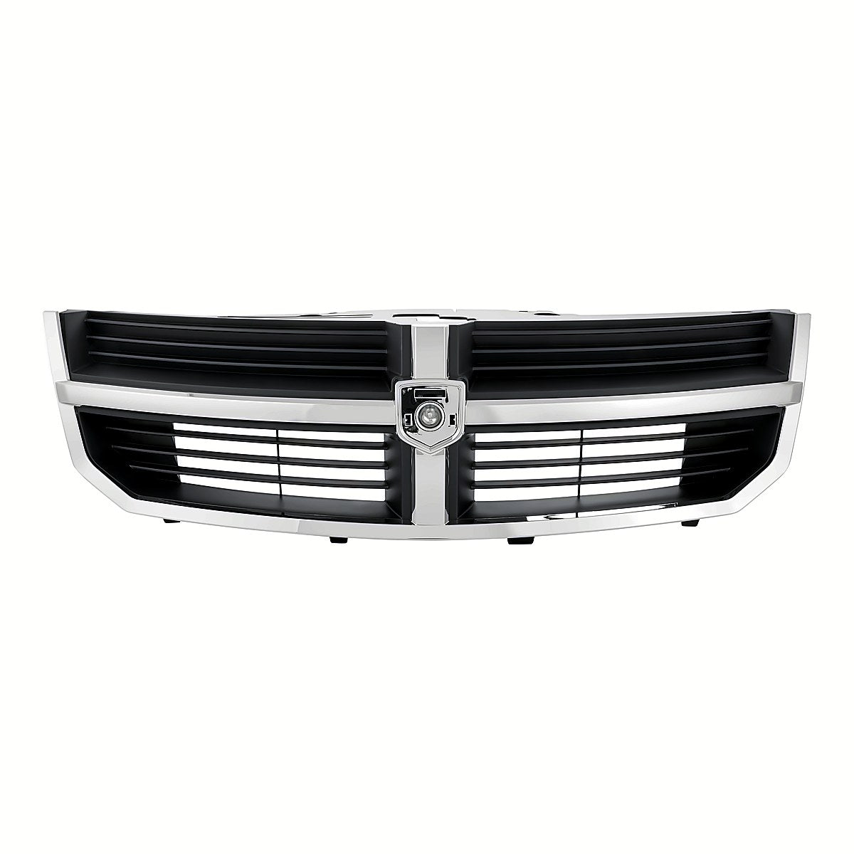 2008-2010 Dodge Avenger Grille Black With Chrome Frontame – Front View (CH1200325)