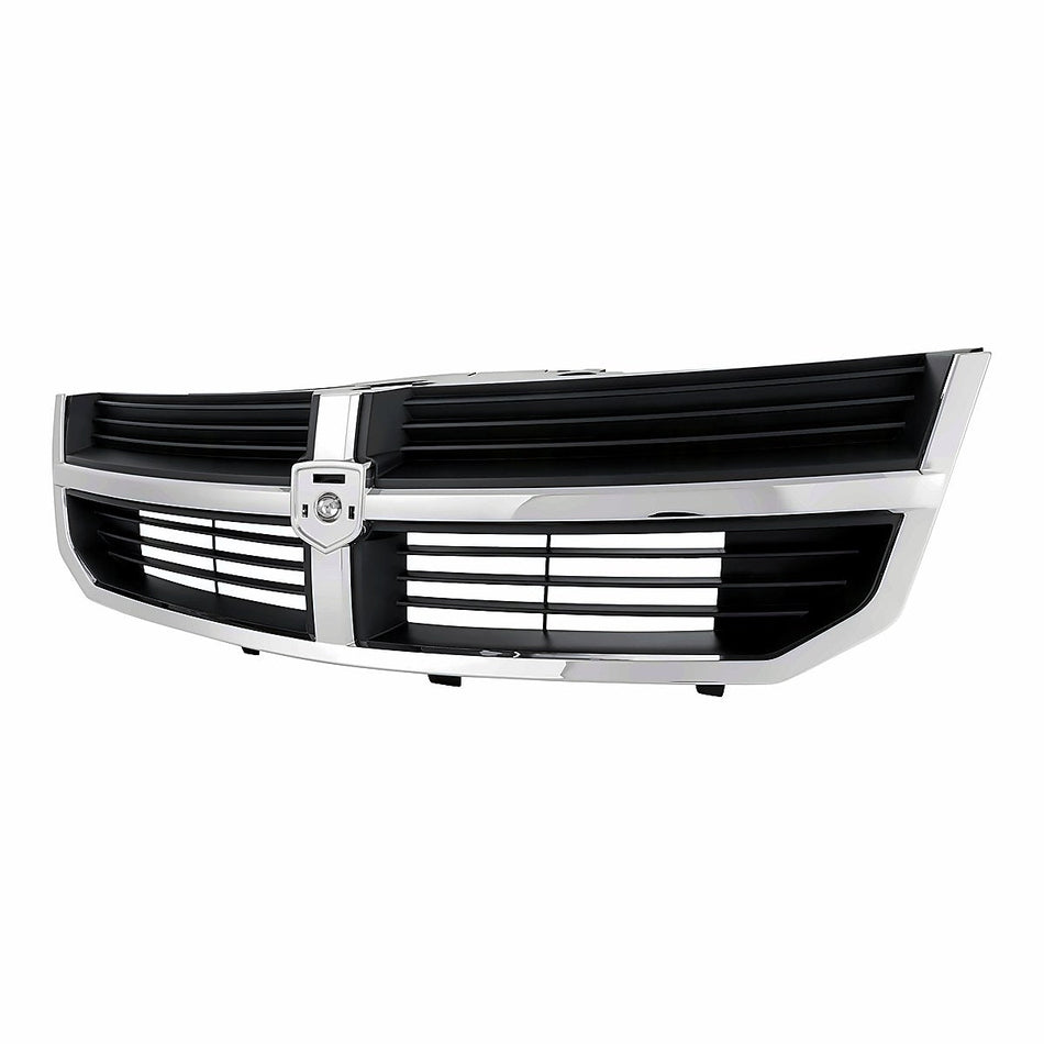 2008-2010 Dodge Avenger Grille Black With Chrome Frontame – Side View (CH1200325)