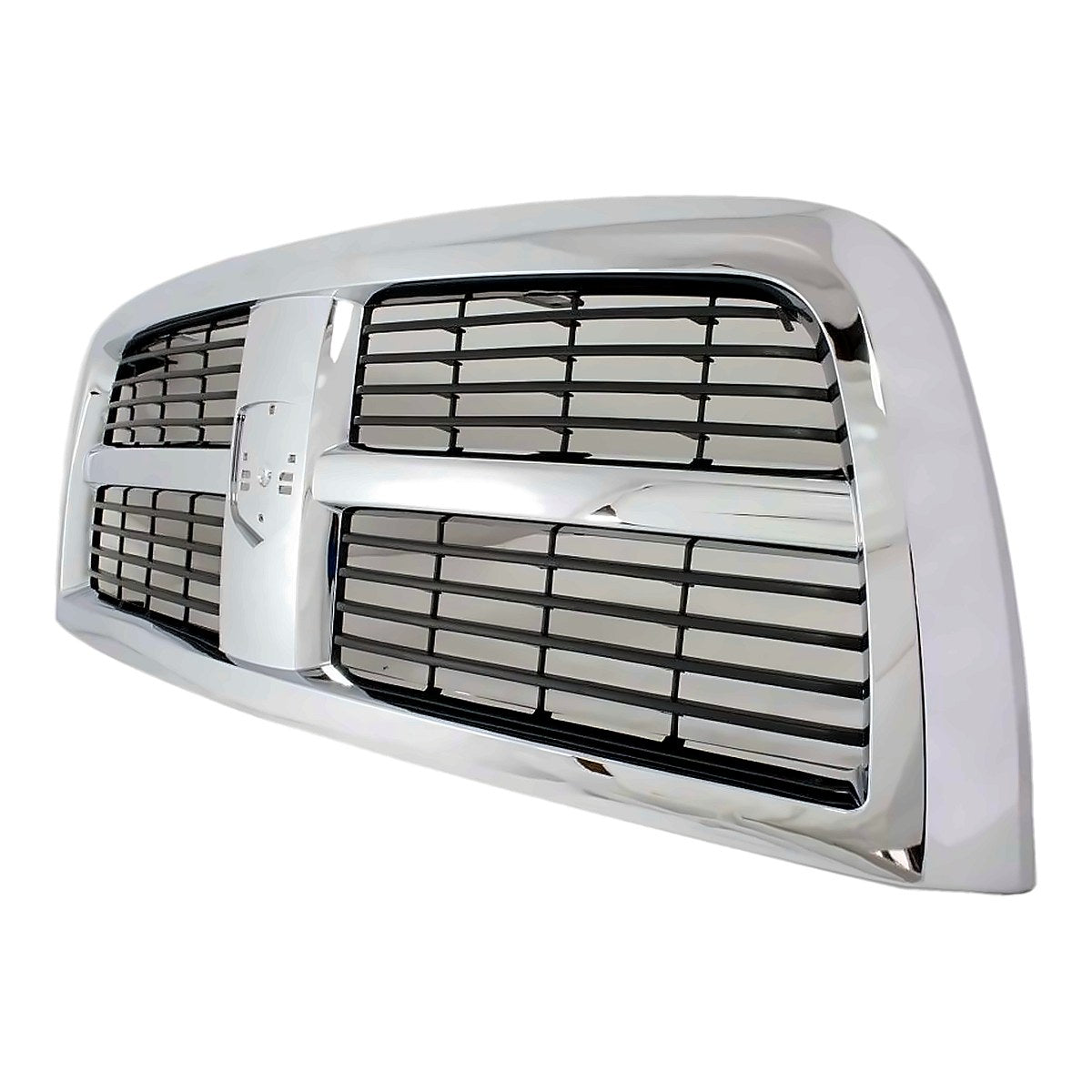 2010 Dodge 2500 Grille Black With Chrome Frontame – Side View (CH1200336)
