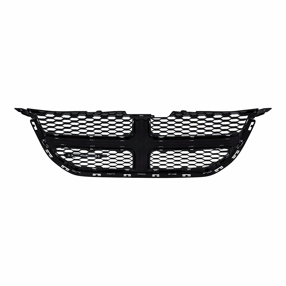 2011-2020 Dodge Caravan Grille Black With Chrome Moulding – Back View (CH1200342)