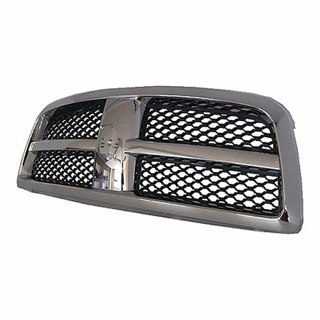 2009-2010 Dodge 1500 Grille Chrome Frontame With Black Honeycomb Insert – Front View (CH1200347)