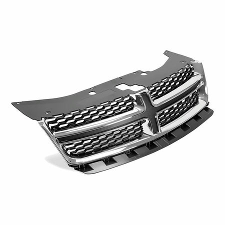 2011-2014 Dodge Avenger Grille Matte-Dark Gray With Chrome Mldg – Side View (CH1200348)