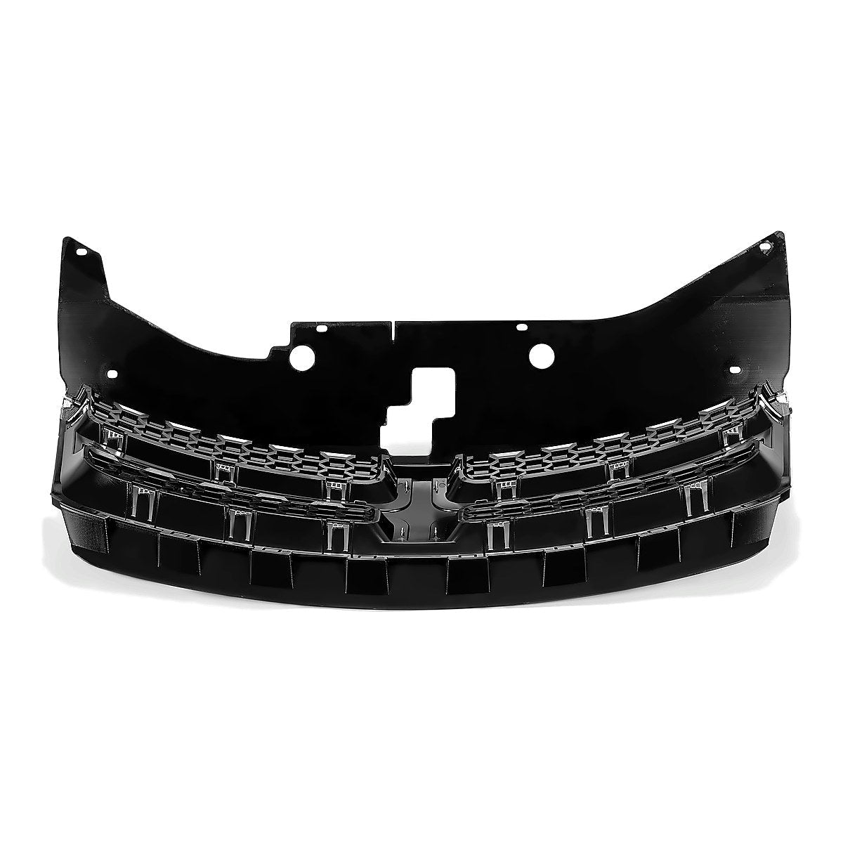 2011-2014 Dodge Avenger Grille Matte-Dark Gray With Chrome Mldg – Back View (CH1200348)