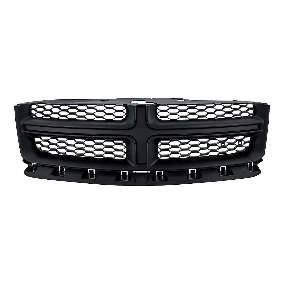 2011-2014 Dodge Avenger Grille Matte-Dark Gray With Black Mldg – Front View (CH1200349)