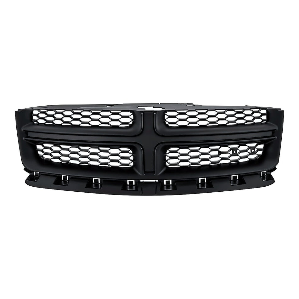 2011-2014 Dodge Avenger Grille Matte-Dark Gray With Black Mldg – Front View (CH1200349)