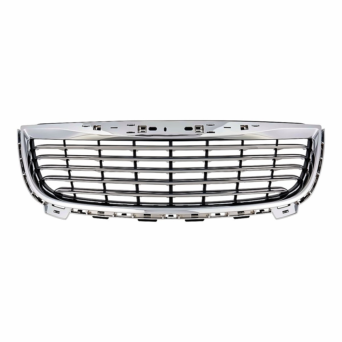 2011-2016 Chrysler Town_And_Country Grille Matte-Black With Chrome Frontame – Front View (CH1200350)