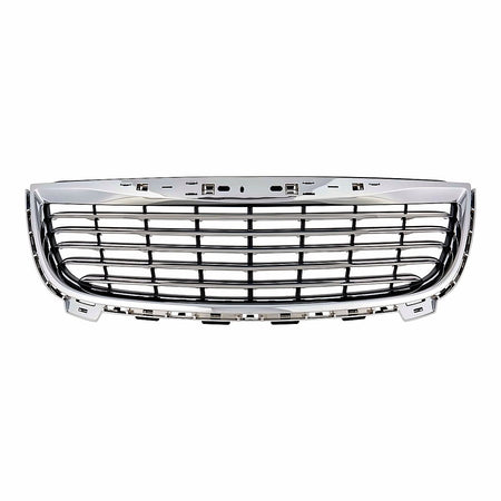 2011-2016 Chrysler Town_And_Country Grille Matte-Black With Chrome Frontame – Front View (CH1200350)