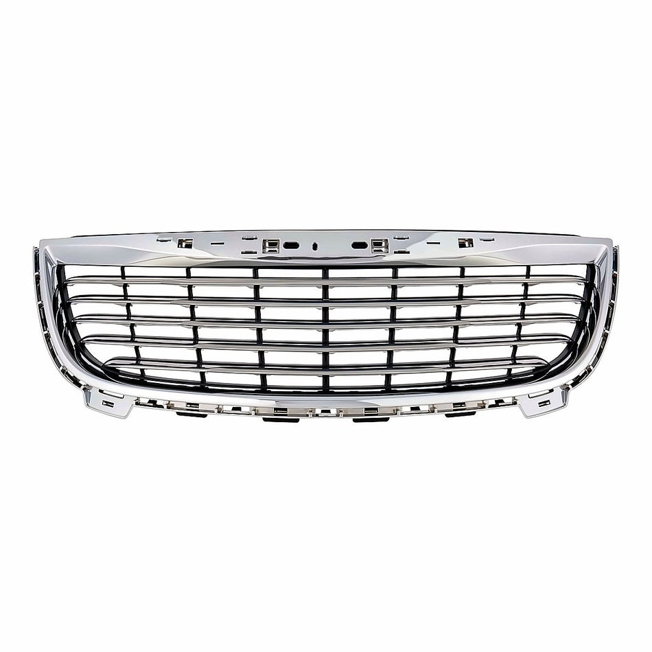 2011-2016 Chrysler Town_And_Country Grille Matte-Black With Chrome Frontame – Front View (CH1200350)