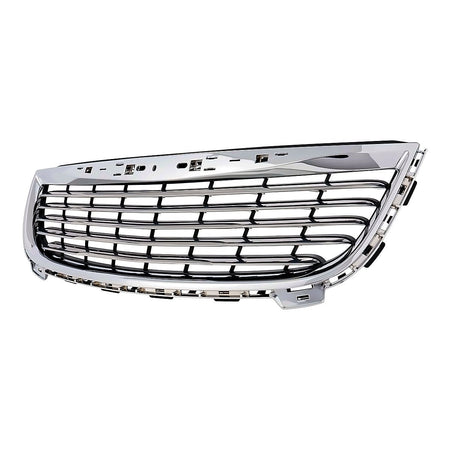 2011-2016 Chrysler Town_And_Country Grille Matte-Black With Chrome Frontame – Side View (CH1200350)