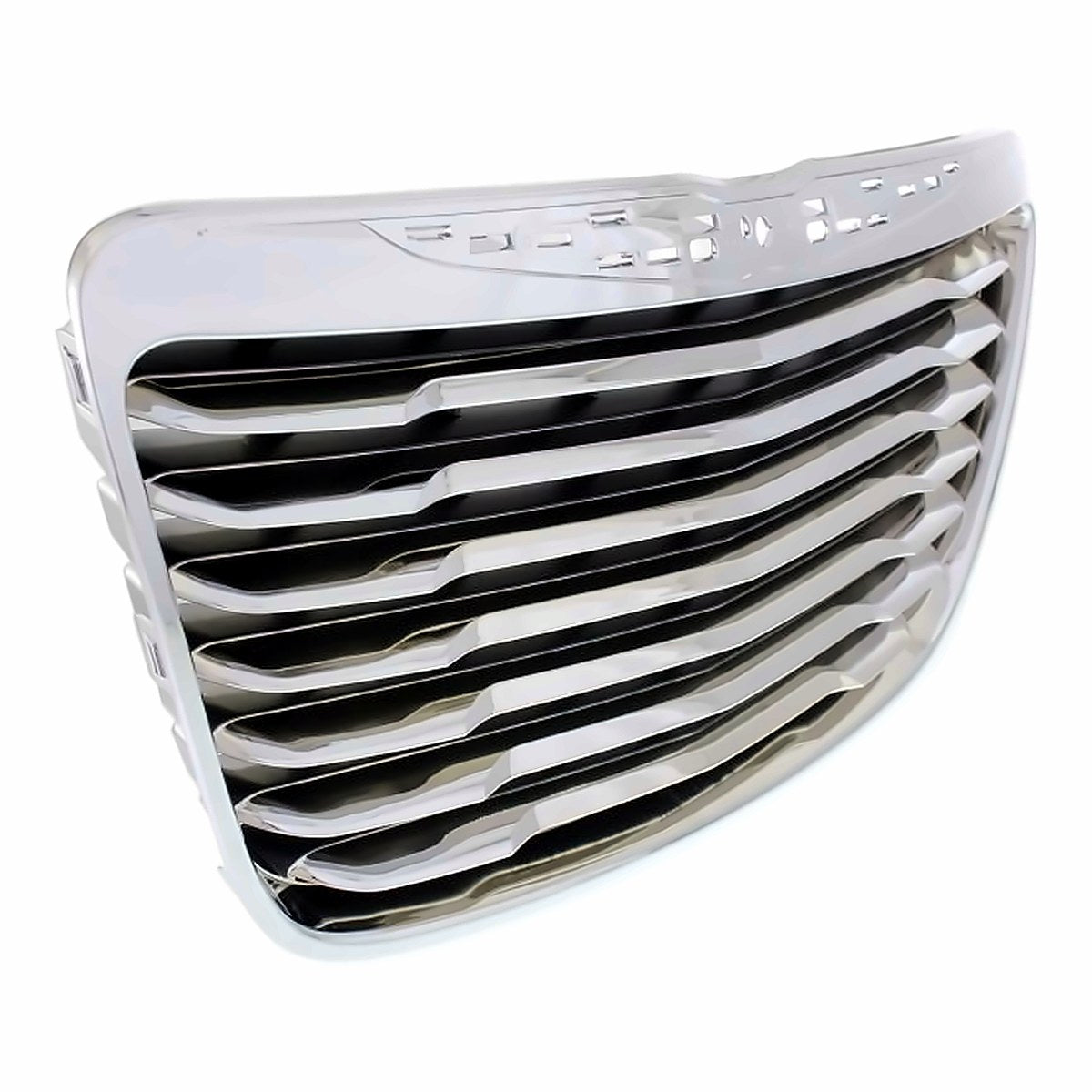 2011-2014 Chrysler 300 Grille Chrome Frontame With Chrome Bars – Side View (CH1200351)