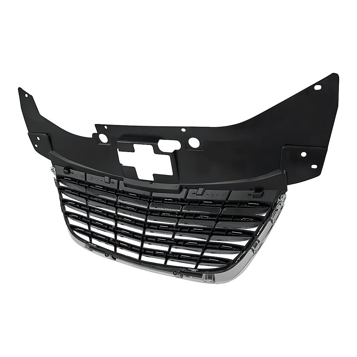 2011-2014 Chrysler 200_Convertible Grille Chrome Frontame With Chrome Faced Slats – Back View (CH1200353)