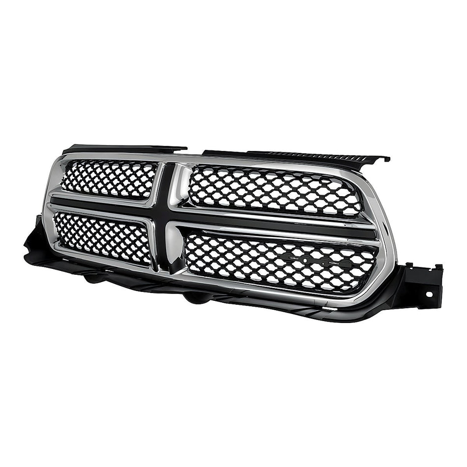 2011-2013 Dodge Durango Grille Chrome Painted Black With Accent Colour – Side View (CH1200357)