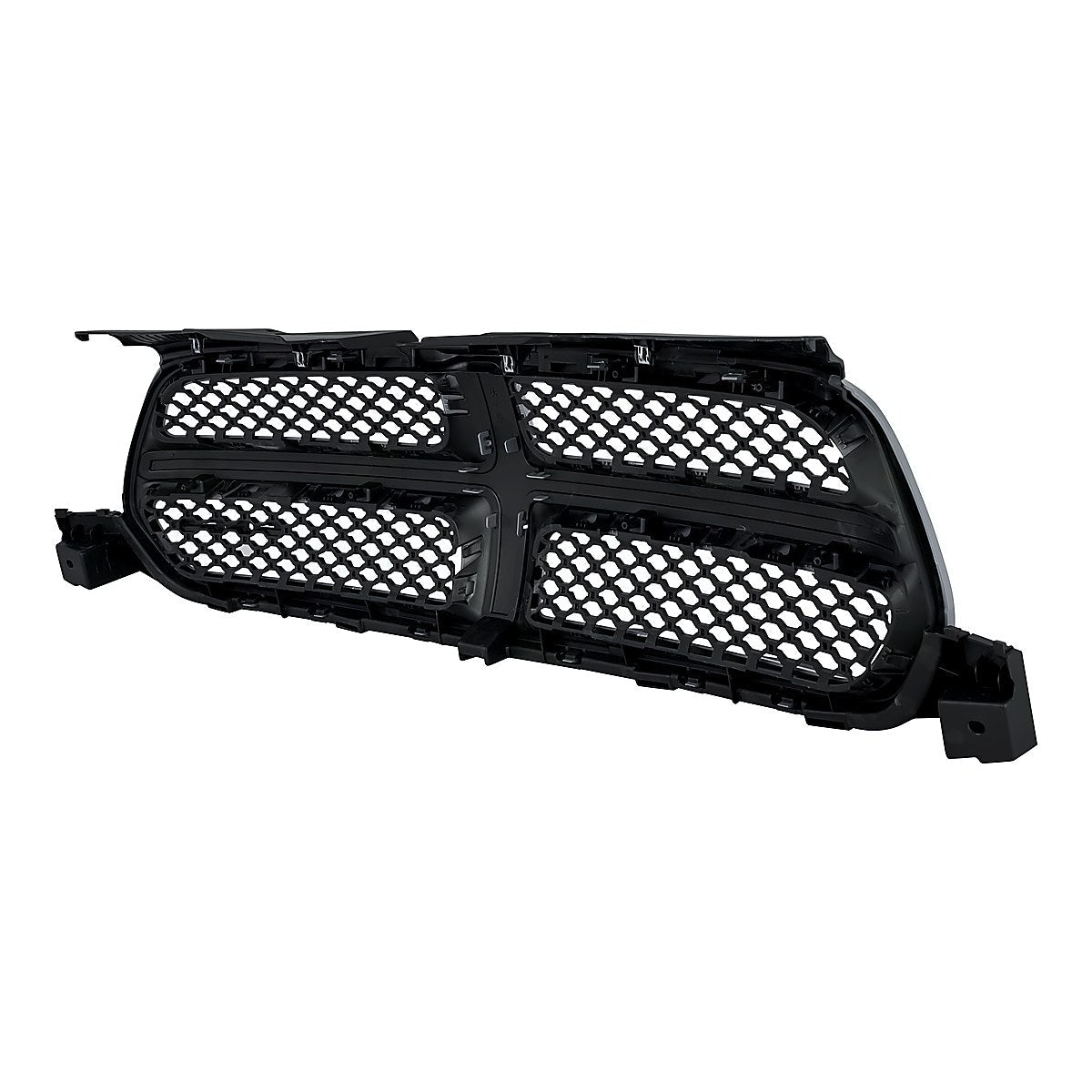2011-2013 Dodge Durango Grille Matte Dark Gray With Gray Mldg Ptm – Back View (CH1200359)