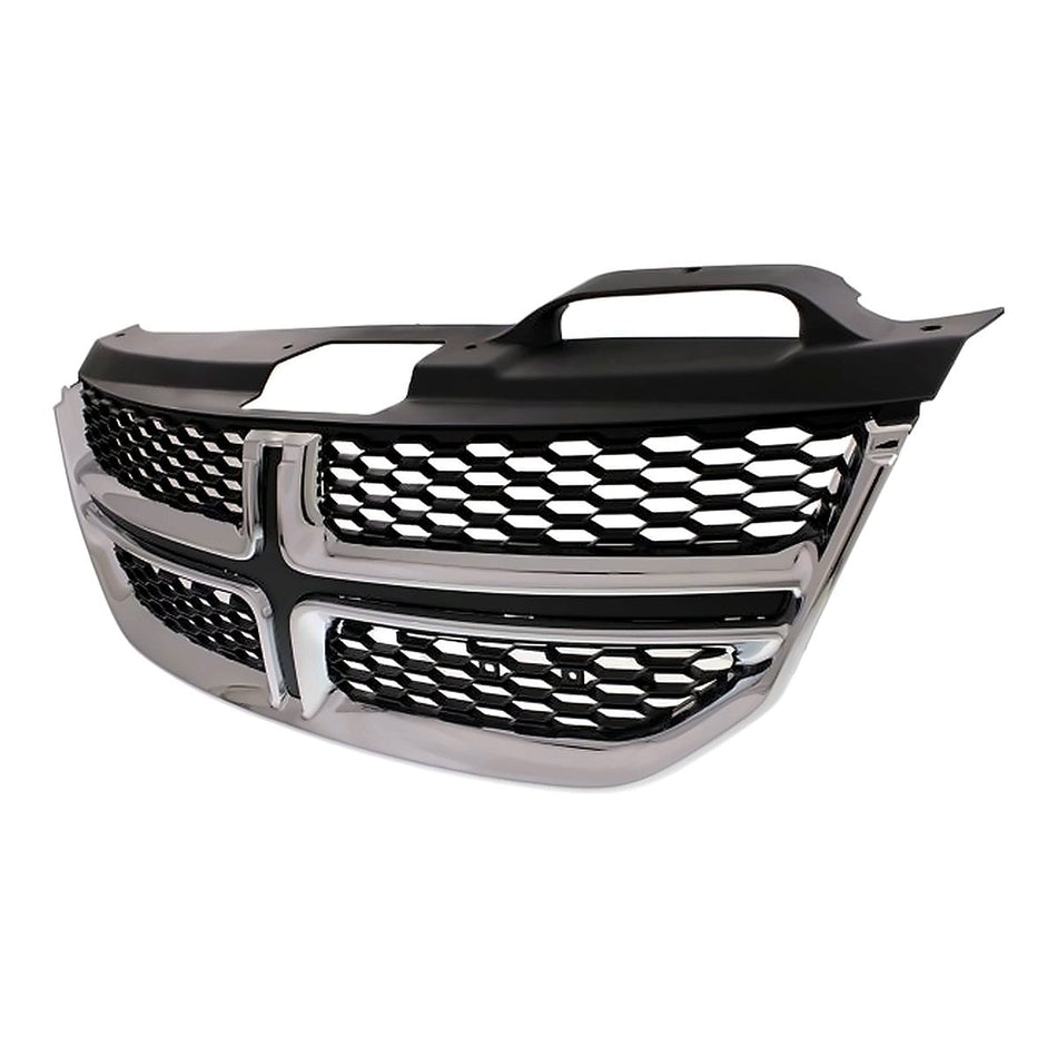 2011-2020 Dodge Journey Grille Chrome Frontame With Black Insert – Side View (CH1200362)