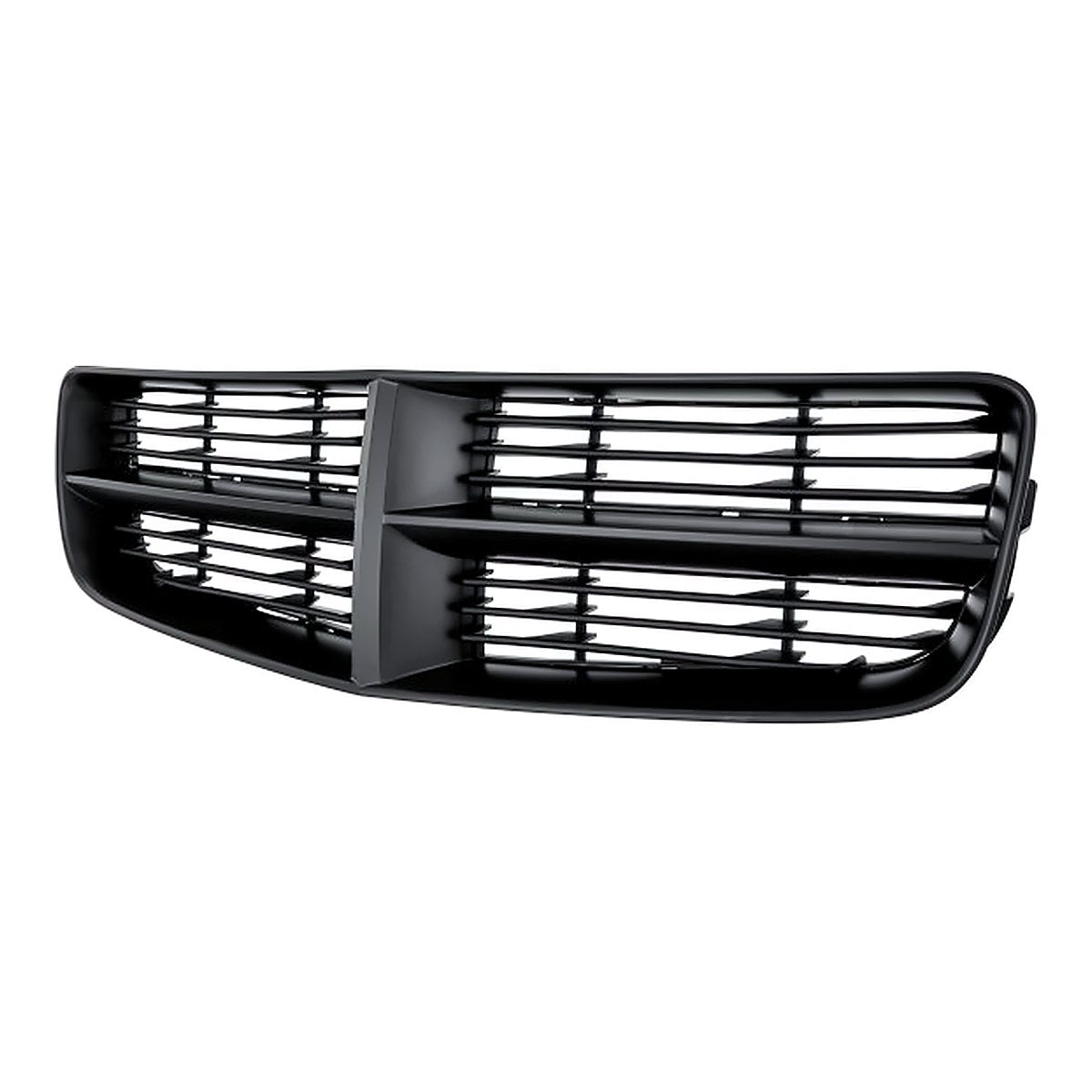 2006-2010 Dodge Charger Grille Matt Black With Painted Gray Frontame Without Srt-8 Model – Side View (CH1200365)
