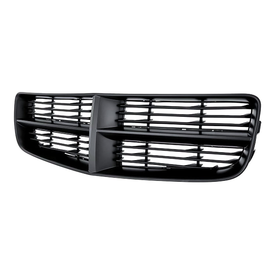 2006-2010 Dodge Charger Grille Matt Black With Painted Gray Frontame Without Srt-8 Model – Side View (CH1200365)