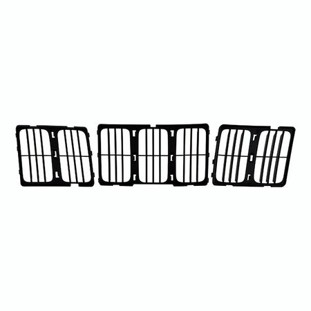 2014-2016 Jeep Grand_Cherokee Grille Matte-Black Louvered Style Laredo/Ltd – Back View (CH1200369)