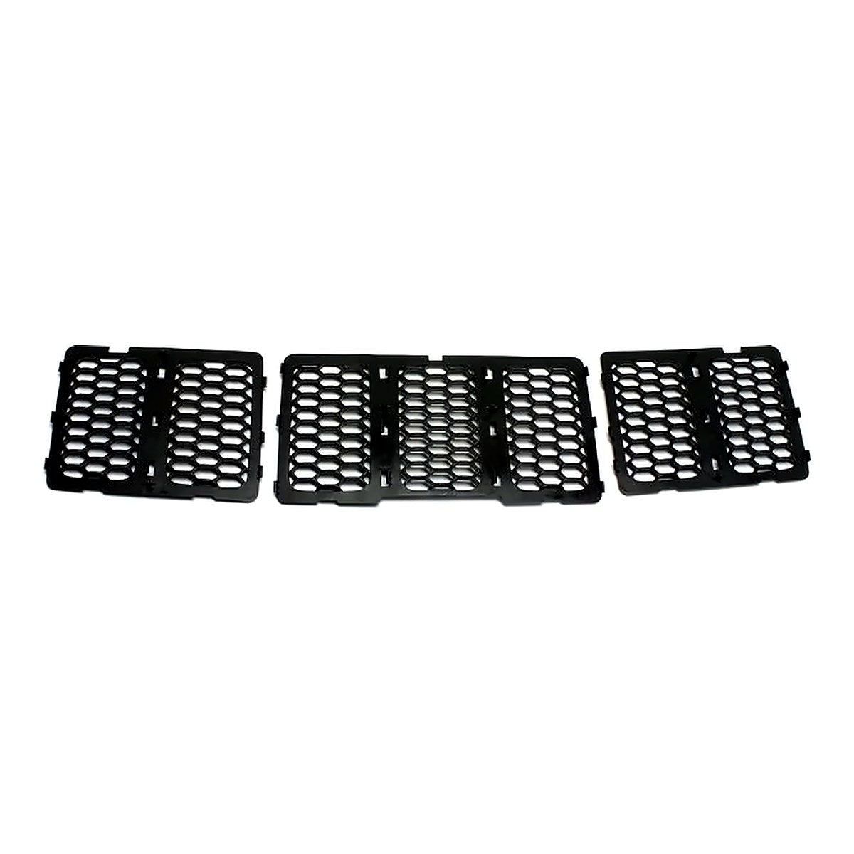 2014-2016 Jeep Grand_Cherokee Grille Matte-Black Honeycomb Style – Front View (CH1200377)