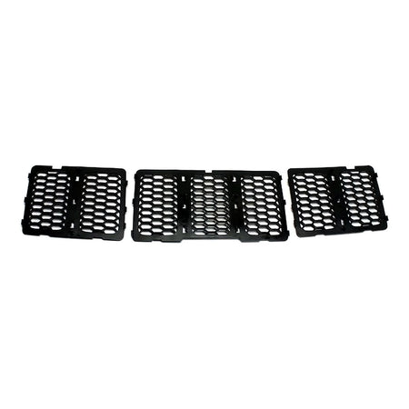 2014-2016 Jeep Grand_Cherokee Grille Matte-Black Honeycomb Style – Front View (CH1200377)