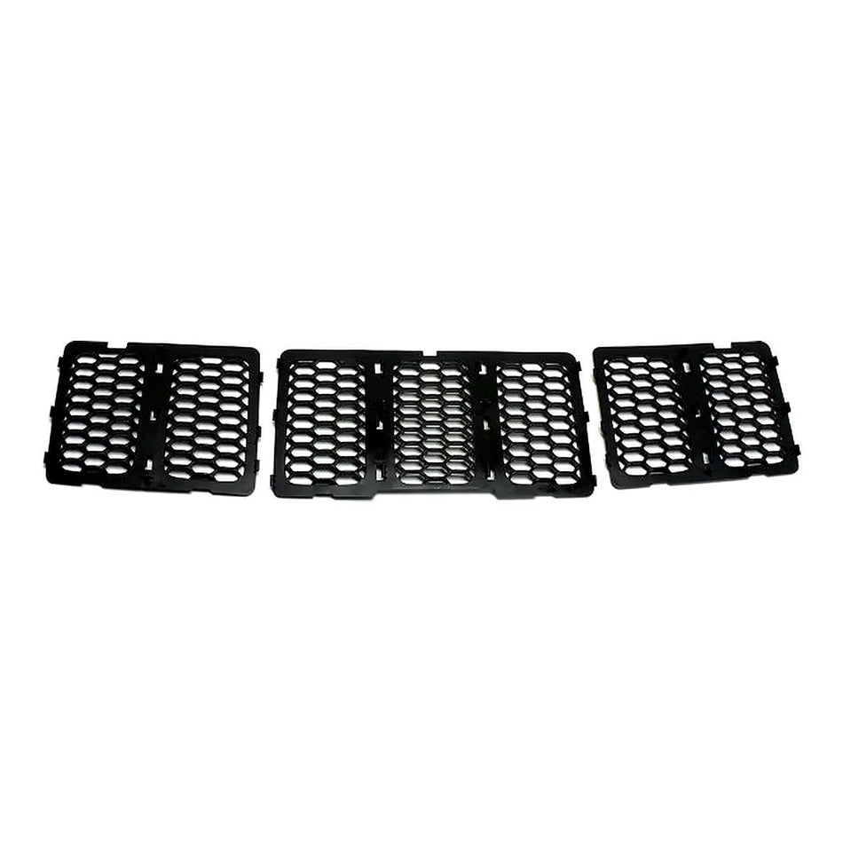 2014-2016 Jeep Grand_Cherokee Grille Matte-Black Honeycomb Style – Front View (CH1200377)