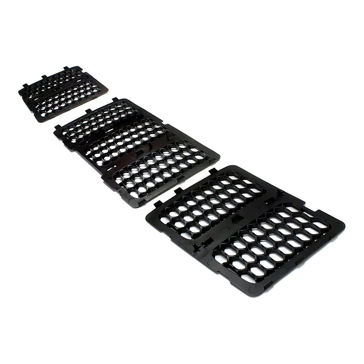 2014-2016 Jeep Grand_Cherokee Grille Matte-Black Honeycomb Style – Side View (CH1200377)