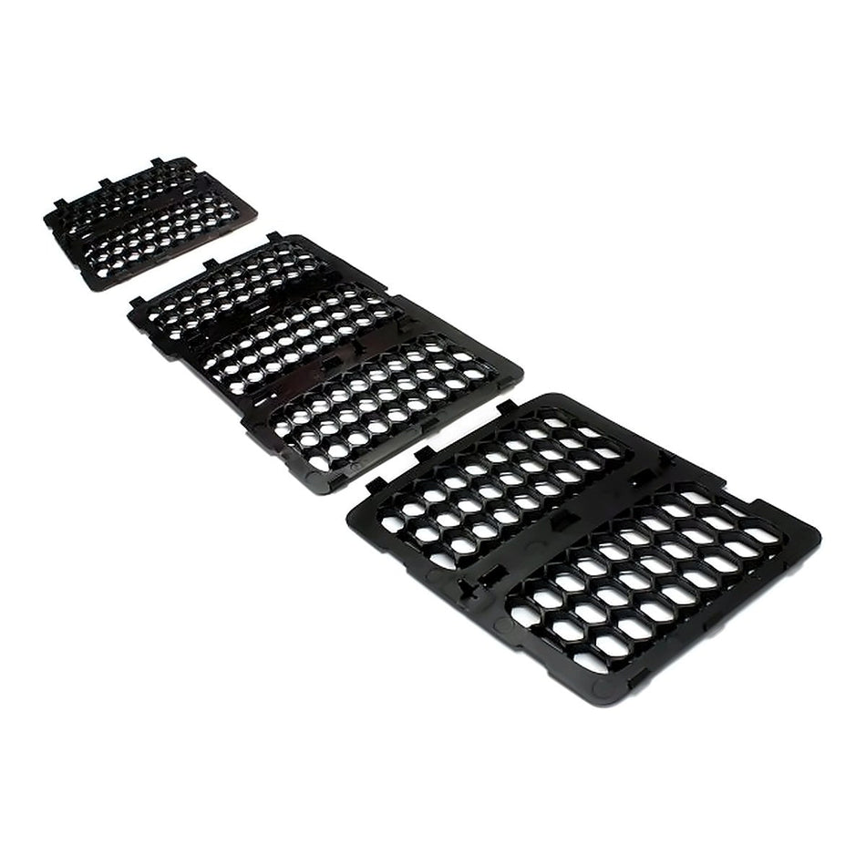 2014-2016 Jeep Grand_Cherokee Grille Matte-Black Honeycomb Style – Side View (CH1200377)