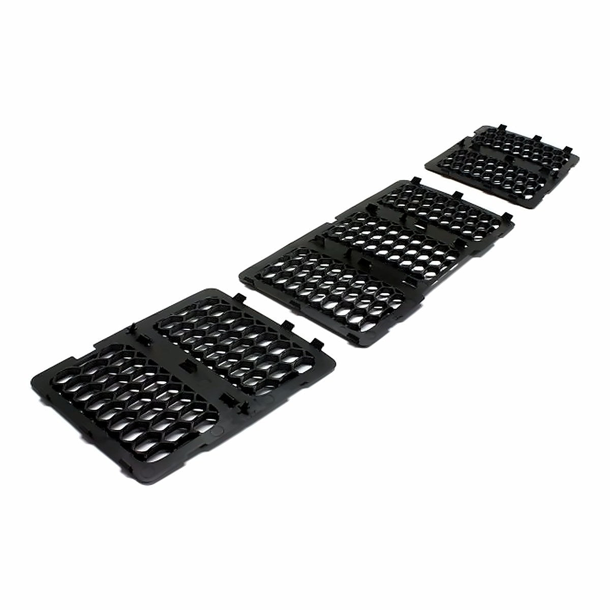 2014-2016 Jeep Grand_Cherokee Grille Matte-Black Honeycomb Style – Side View (CH1200377)