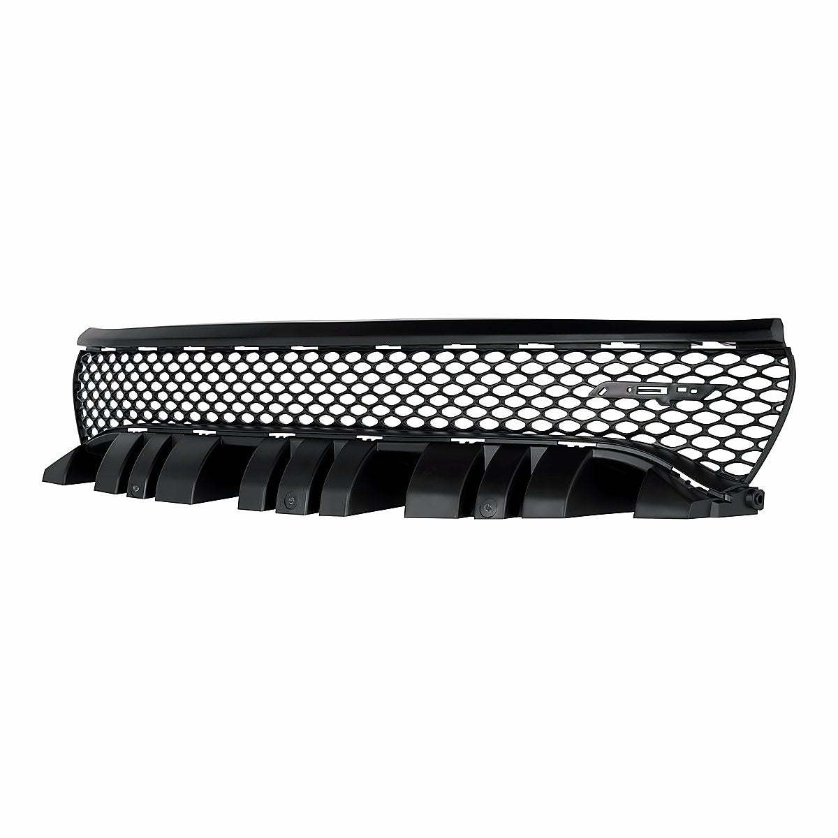 2015-2023 Dodge Charger Grille Front Textured Black For Use On Models With Hood Scoop Without Air Vent Type Exclude 20-23 Widebody – Side View (CH1200384)