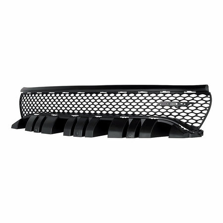 2015-2023 Dodge Charger Grille Front Textured Black For Use On Models With Hood Scoop Without Air Vent Type Exclude 20-23 Widebody – Side View (CH1200384)