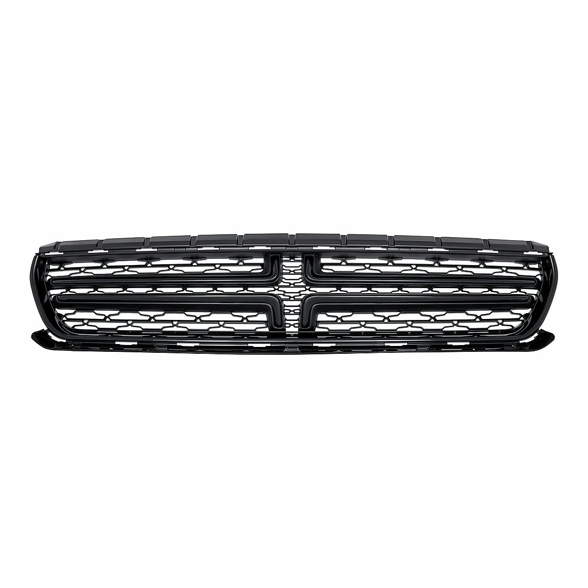 2015-2023 Dodge Charger Grille Front Ptd Black Crosshairs And Moulding Exclude Scat Pack/Srt/Hellcat Model – Front View (CH1200388)