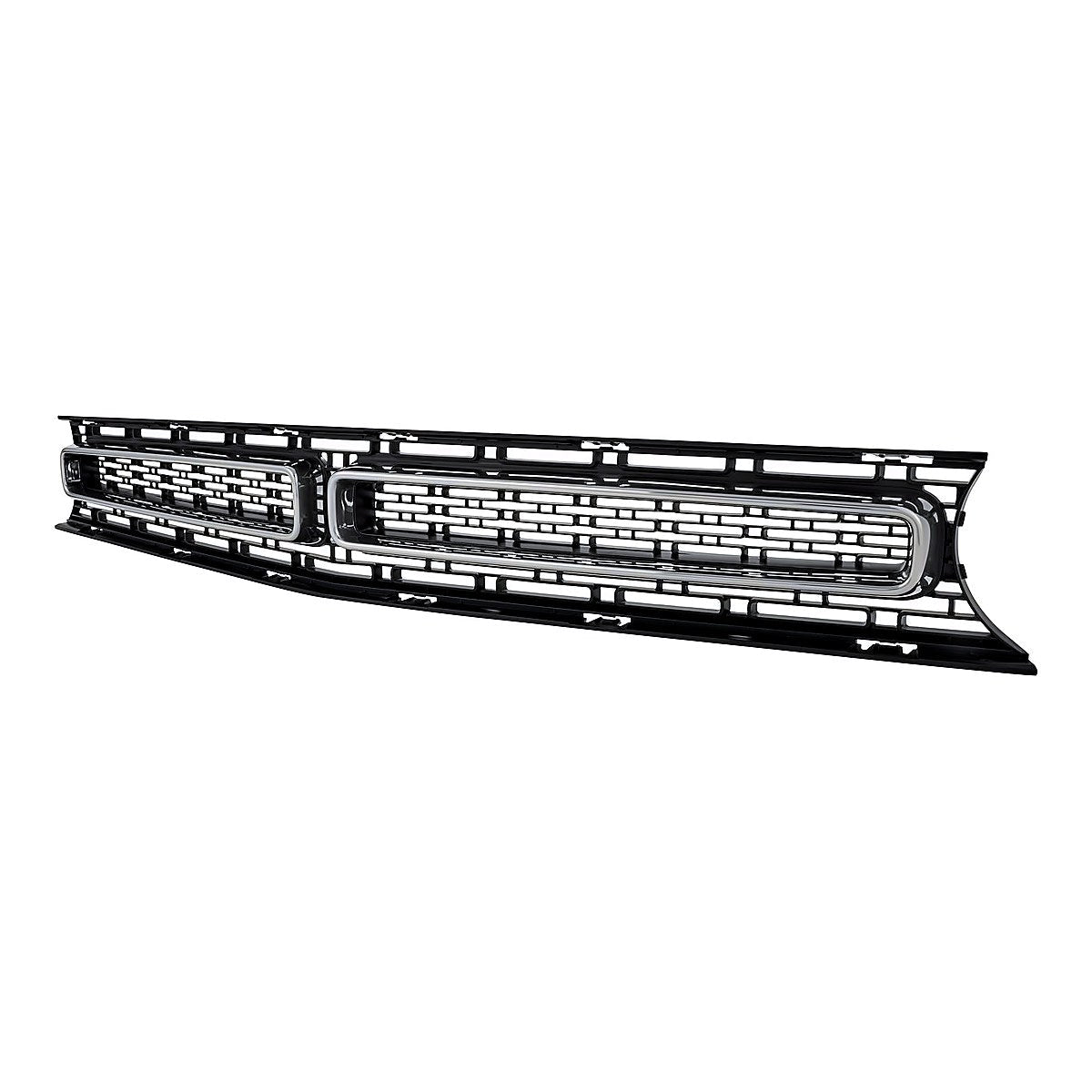 2015-2023 Dodge Challenger Grille Front Matte Black With Chrome Molding Rt/Sxt Model – Side View (CH1200389)
