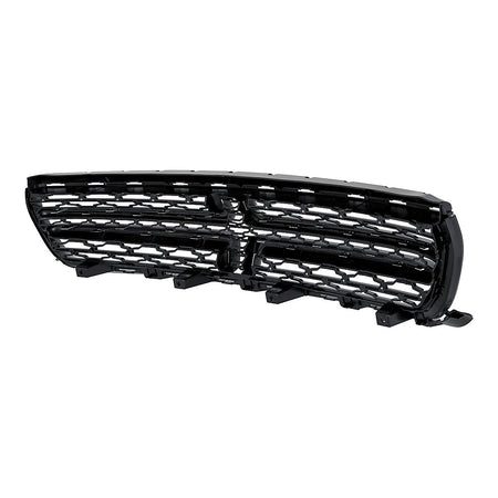 2015-2023 Dodge Charger Grille Chrome Crosshair With Ptd Black Mesh Exclude Scat Pack/Srt/Hellcat Model – Back View (CH1200391)