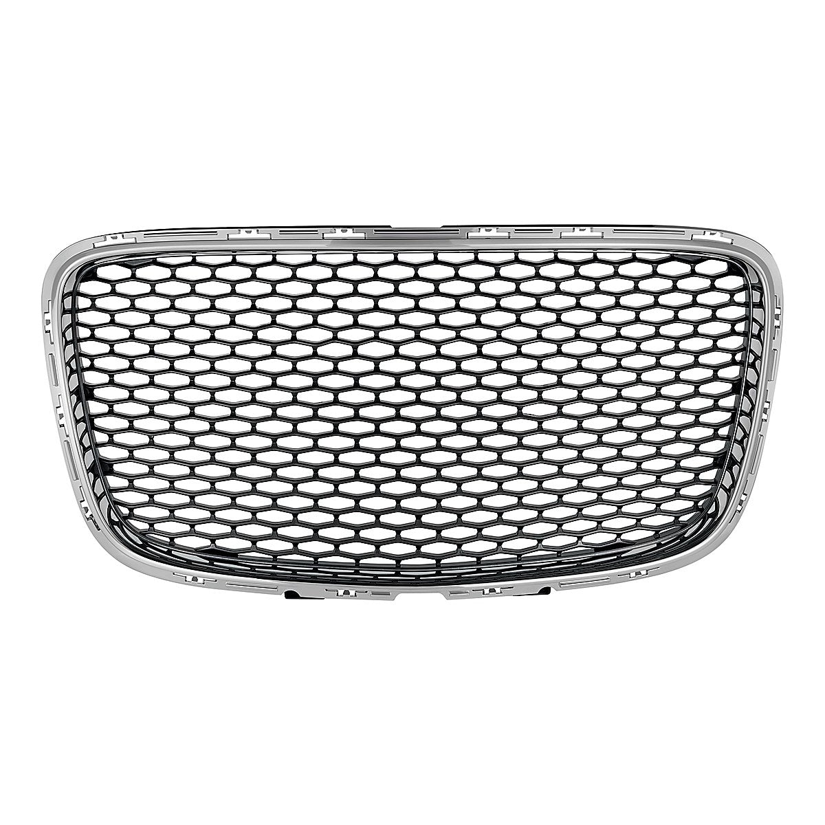 2015-2023 Chrysler 300 Grille Dark Gray Mesh With Chrome Frontame For 300C / Ltd Model – Front View (CH1200394)