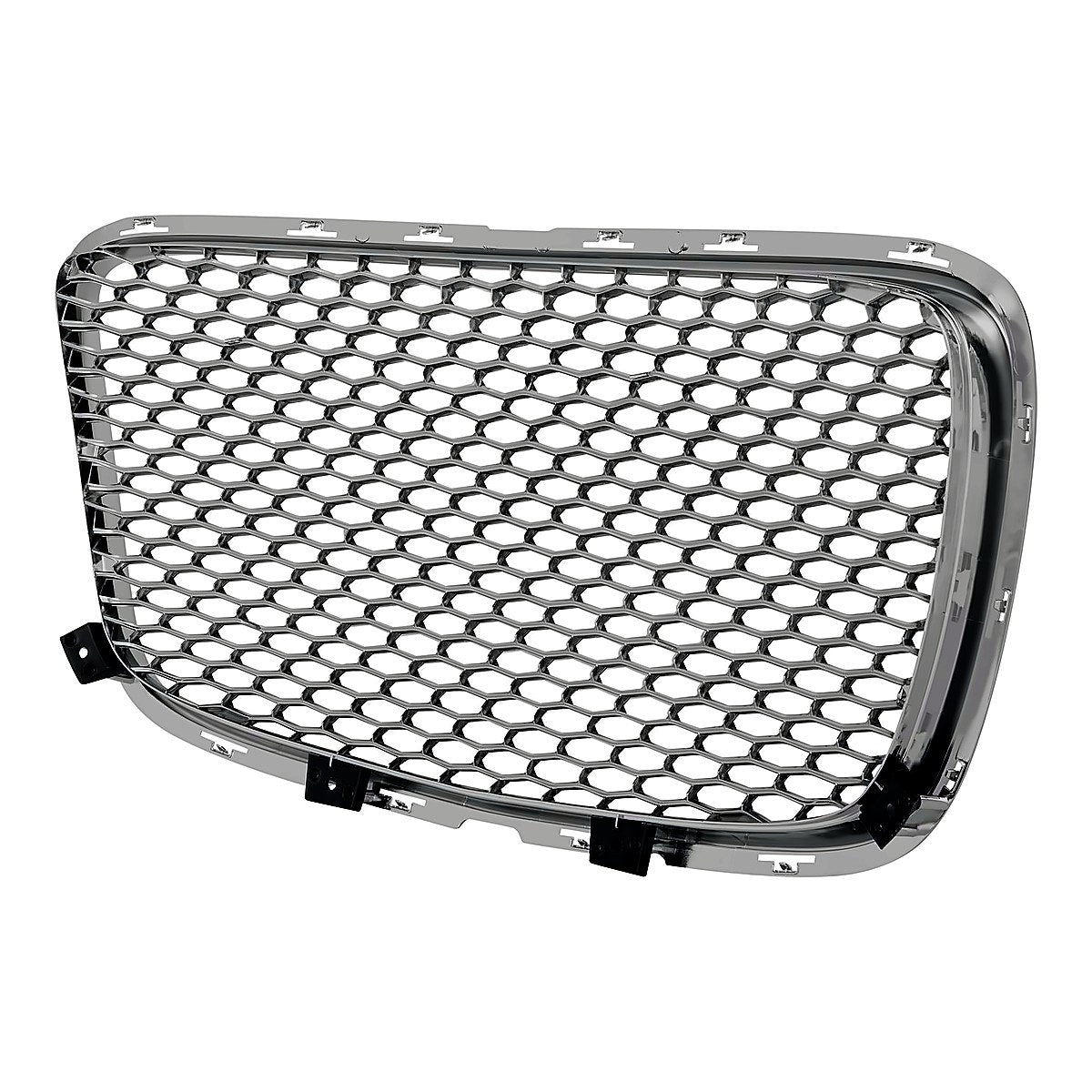 2015-2023 Chrysler 300 Grille Dark Gray Mesh With Chrome Frontame For 300C / Ltd Model – Back View (CH1200394)