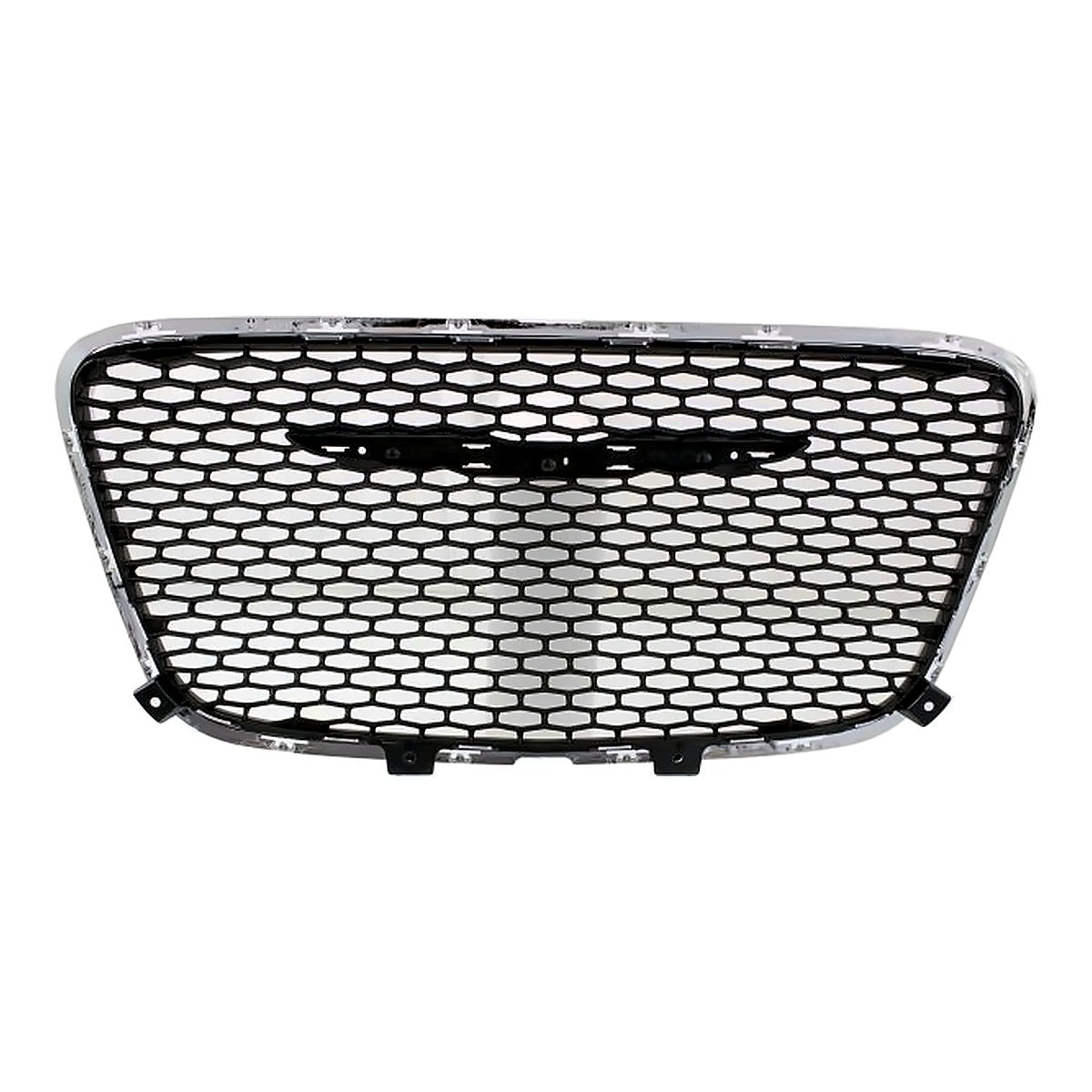 2015-2023 Chrysler 300 Grille Front Black Mesh With Chrome Frontame Ltd/Touring Model – Back View (CH1200395)