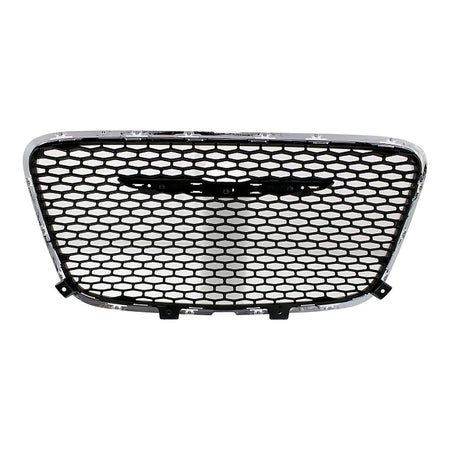 2015-2023 Chrysler 300 Grille Front Black Mesh With Chrome Frontame Ltd/Touring Model – Back View (CH1200395)