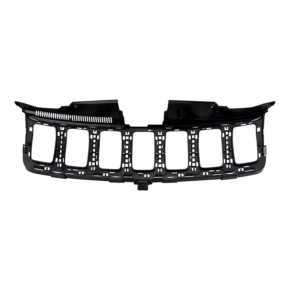 2017-2021 Jeep Grand_Cherokee Grille Mounting Panel Textured Black Exclude Srt/Trackhawk Model – Front View (CH1200401)