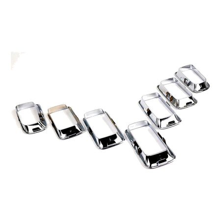 2011-2017 Jeep Compass Grille Moulding 7 Pieces Set Chrome – CH1210111-2