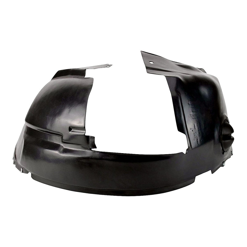 1997-2000 Dodge Grand Caravan Fender Liner Front Passenger Side - side angle, Part CH1249114